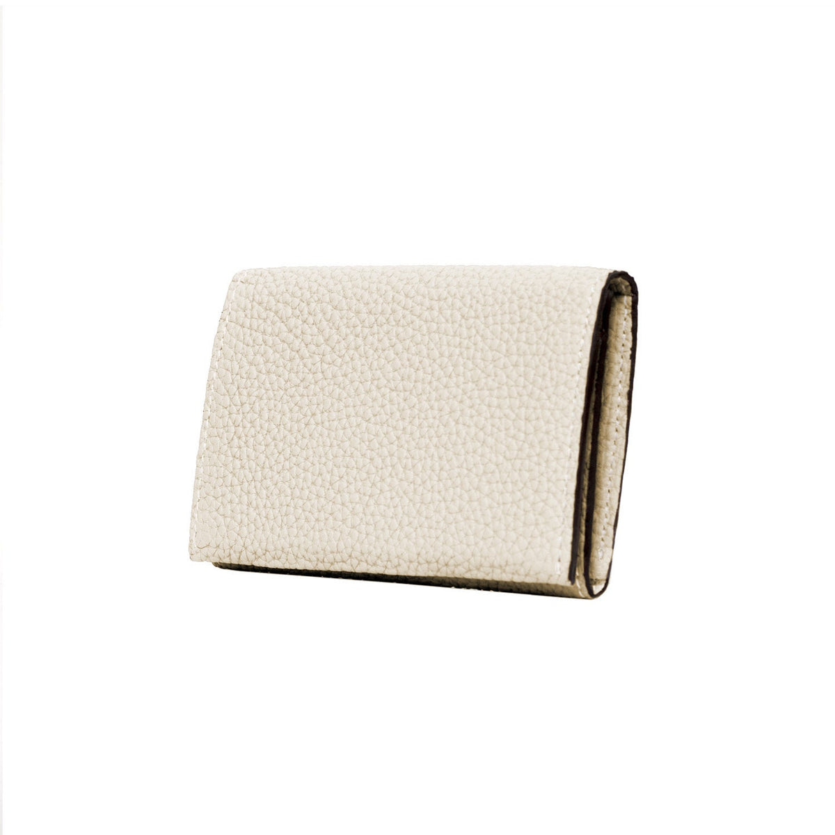 Business Card Case Shrink Leather (Ivory)