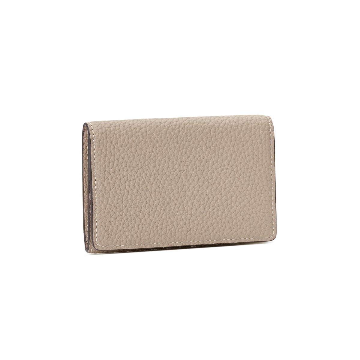 Business Card Case with Sleeve Shrink Leather (Greige × Yellow)