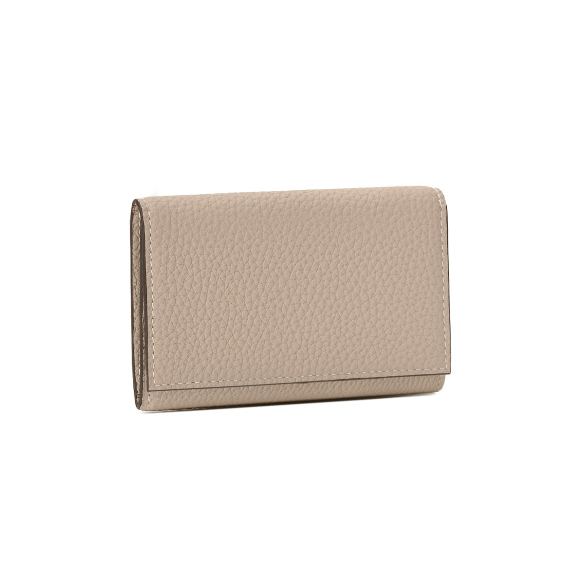 Business Card Case with Sleeve Shrink Leather (Greige × Yellow)