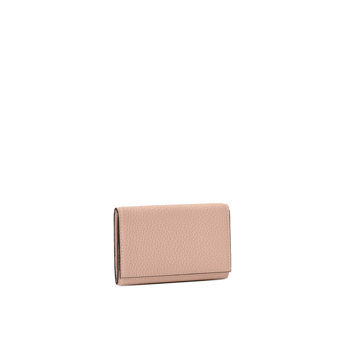 Business Card Case with Sleeve Shrink Leather (Almond Pink × Greige)