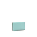 Business Card Case with Sleeve Shrink Leather (Mare Blue × Greige (Etoupe edge paint))