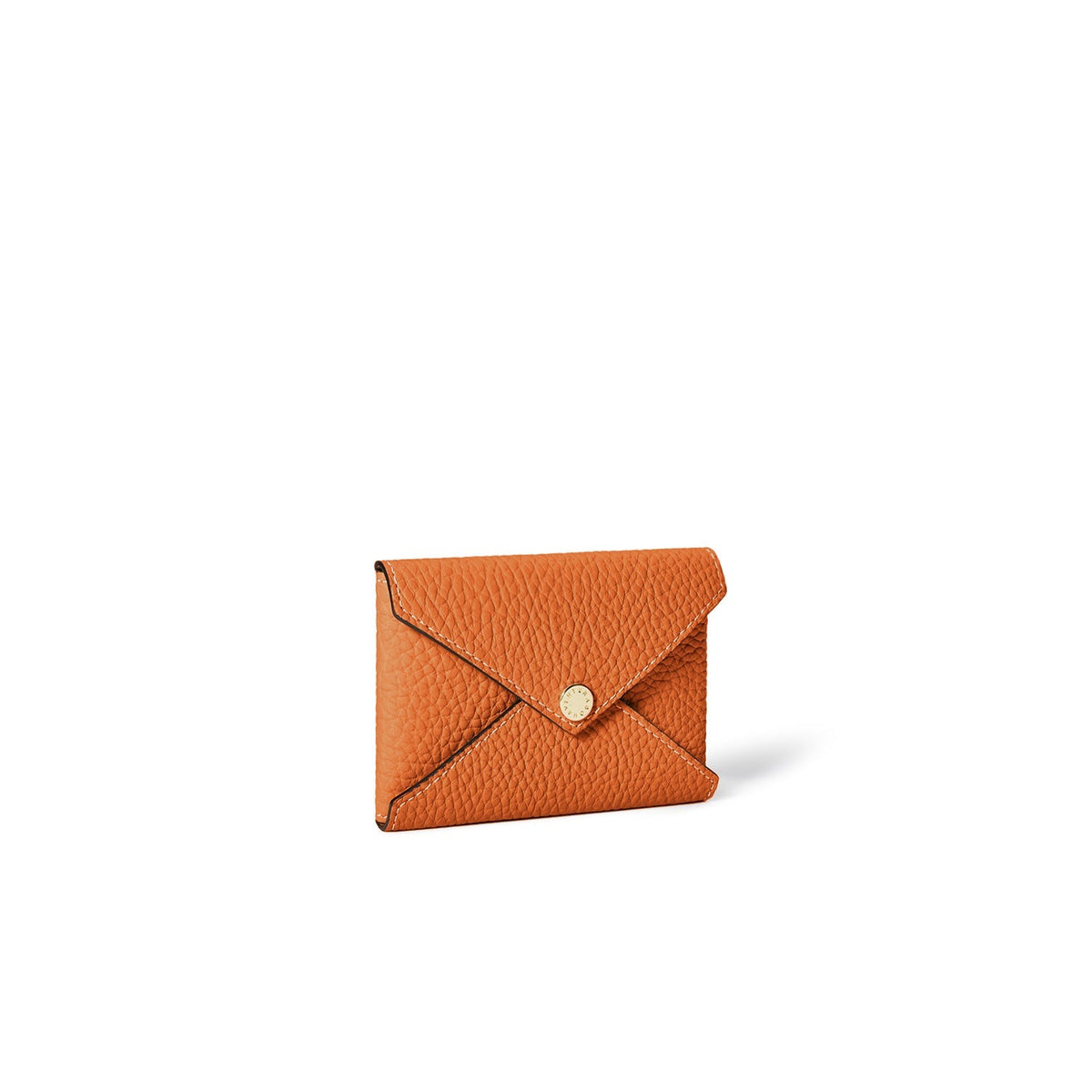 Envelope Card Case Shrink Leather (Orange)