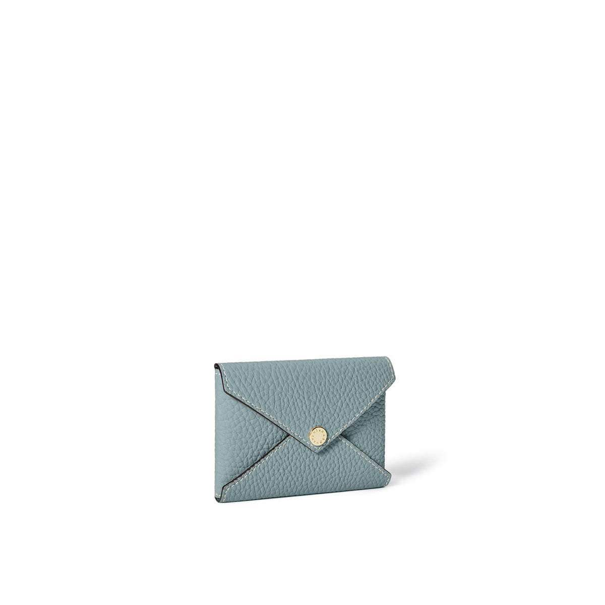 Envelope Card Case Shrink Leather (Smoky Mint)