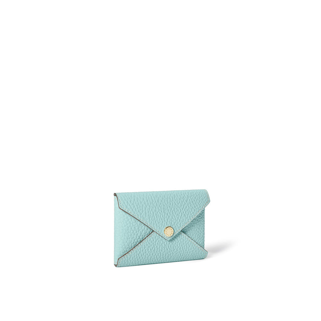 Envelope Card Case Shrink Leather (Mare Blue)