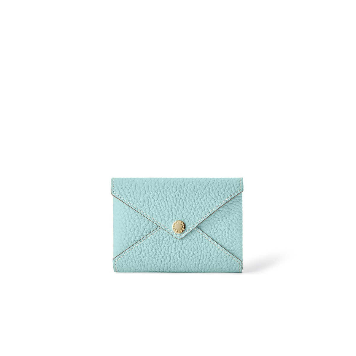 Envelope Card Case Shrink Leather (Mare Blue)