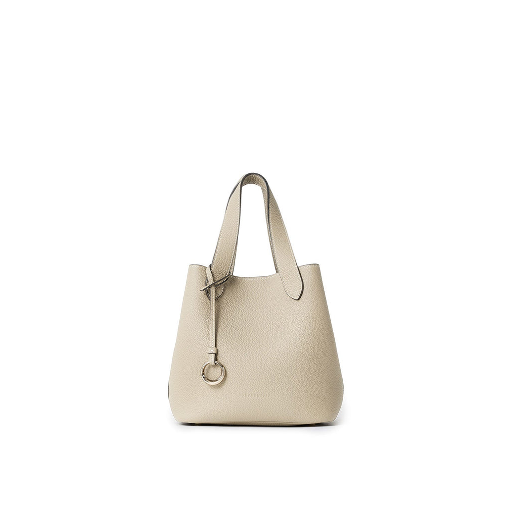 Alina 2-way Tote Bag Small Shrink Leather Small (Ivory - Small)