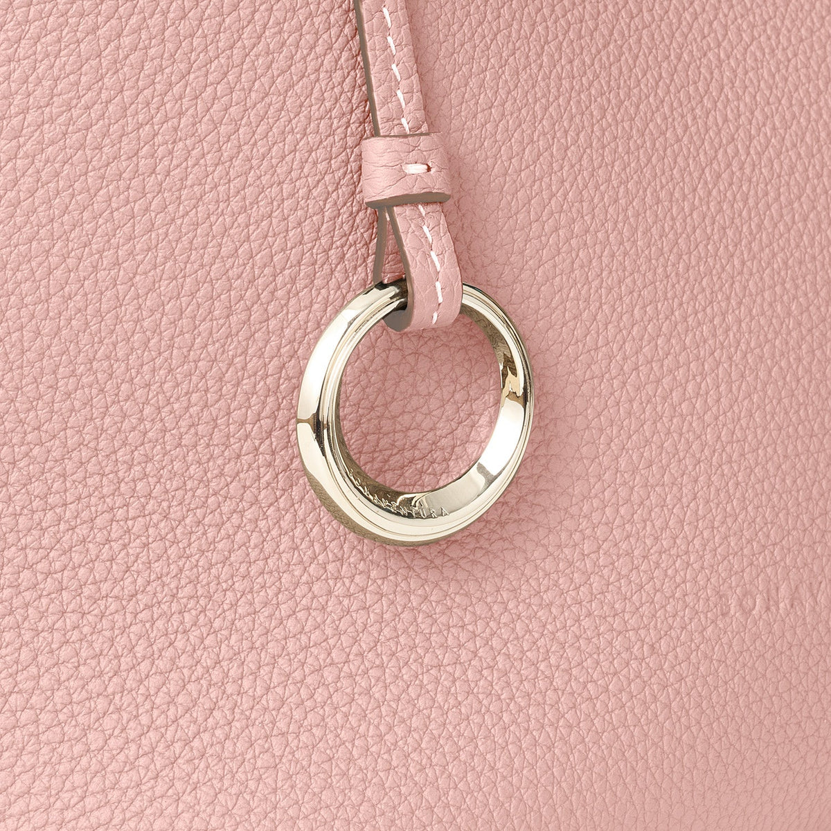 Alina 2-way Tote Bag Small Shrink Leather (Sakura Pink (Etoupe edge paint) - Small)