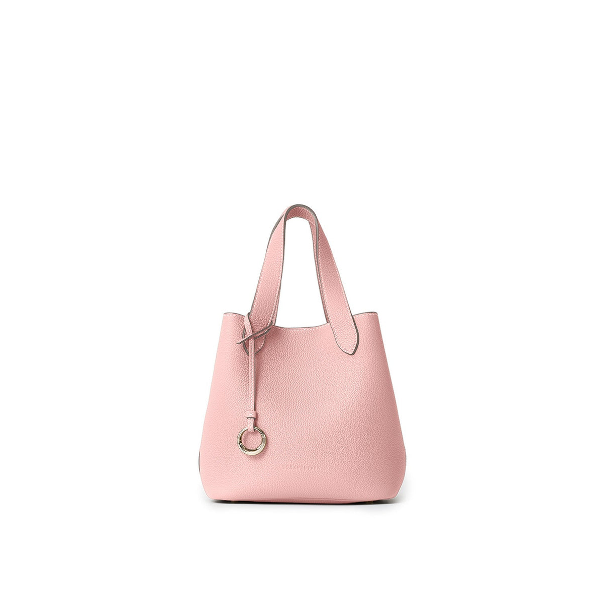 Alina 2-way Tote Bag Small Shrink Leather (Sakura Pink (Etoupe edge paint) - Small)