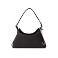 Alessia Shoulder Bag Medium Shrink Leather (Black - Medium)