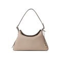 Alessia Shoulder Bag Medium Shrink Leather (Greige - Medium)