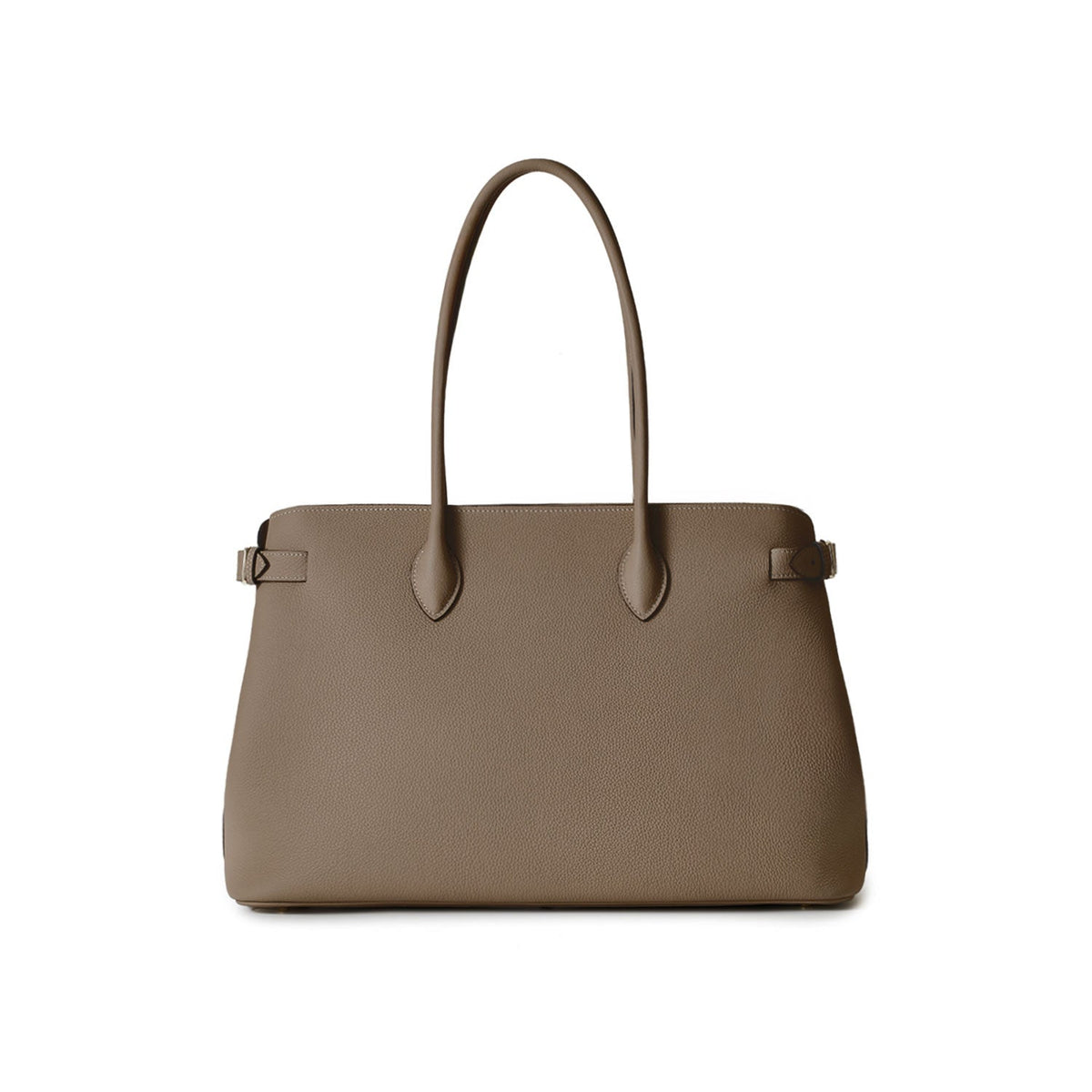 Claire Tote Bag Shrink Leather (Etoupe)