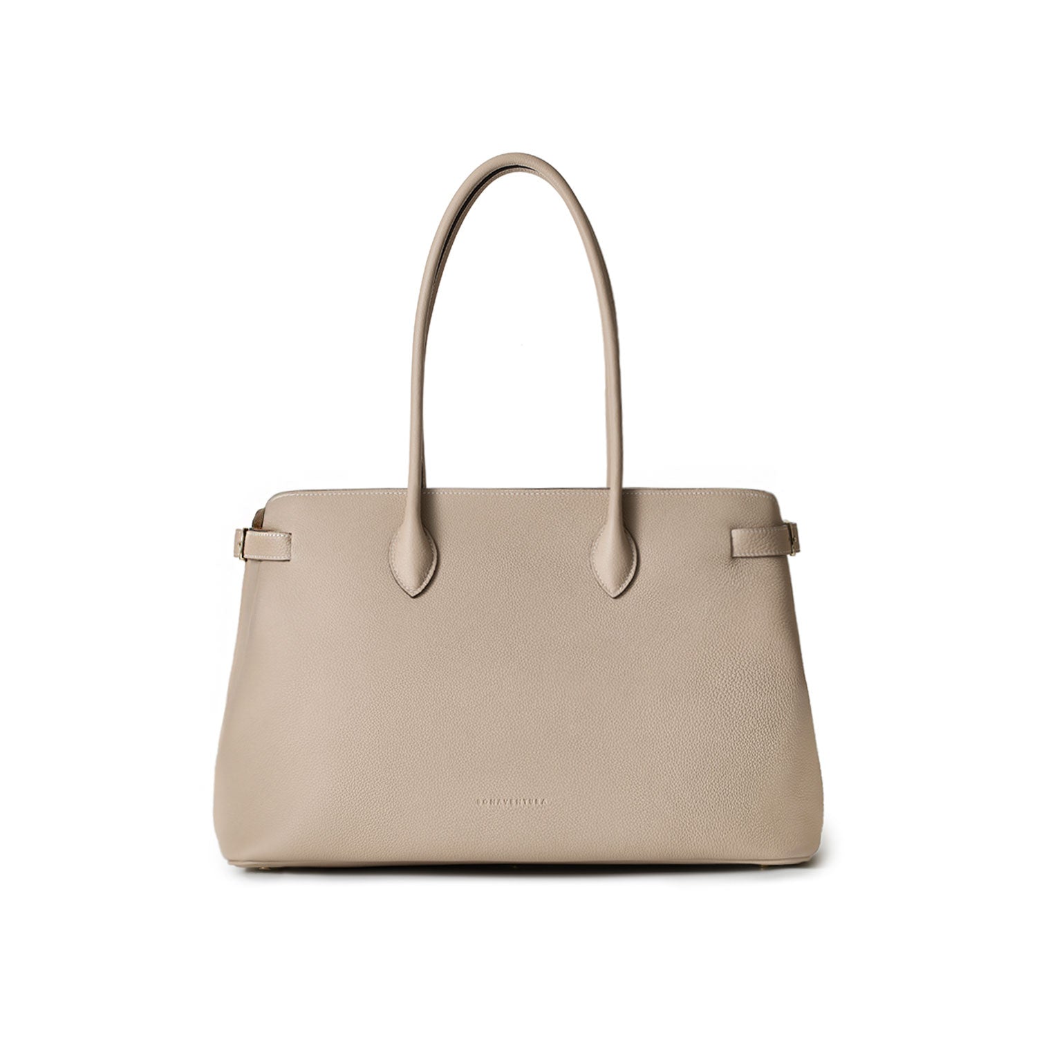 Clea Shrunken Leather Tote Bag