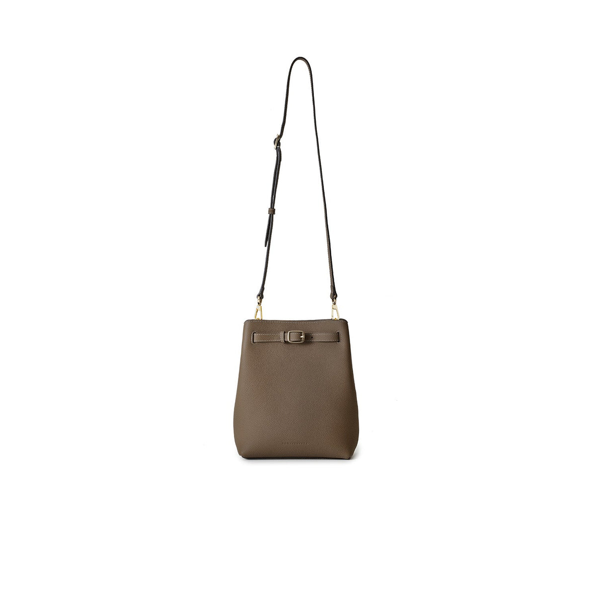 Claire Shoulder bag Shrink Leather (Etoupe)