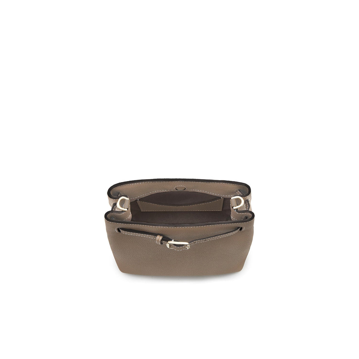 Claire Shoulder bag Shrink Leather (Etoupe)