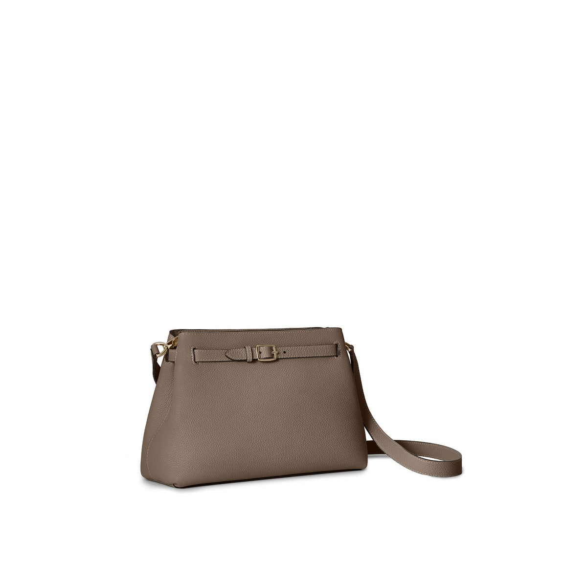 Claire Crossbody Bag Shrink Leather (Etoupe)