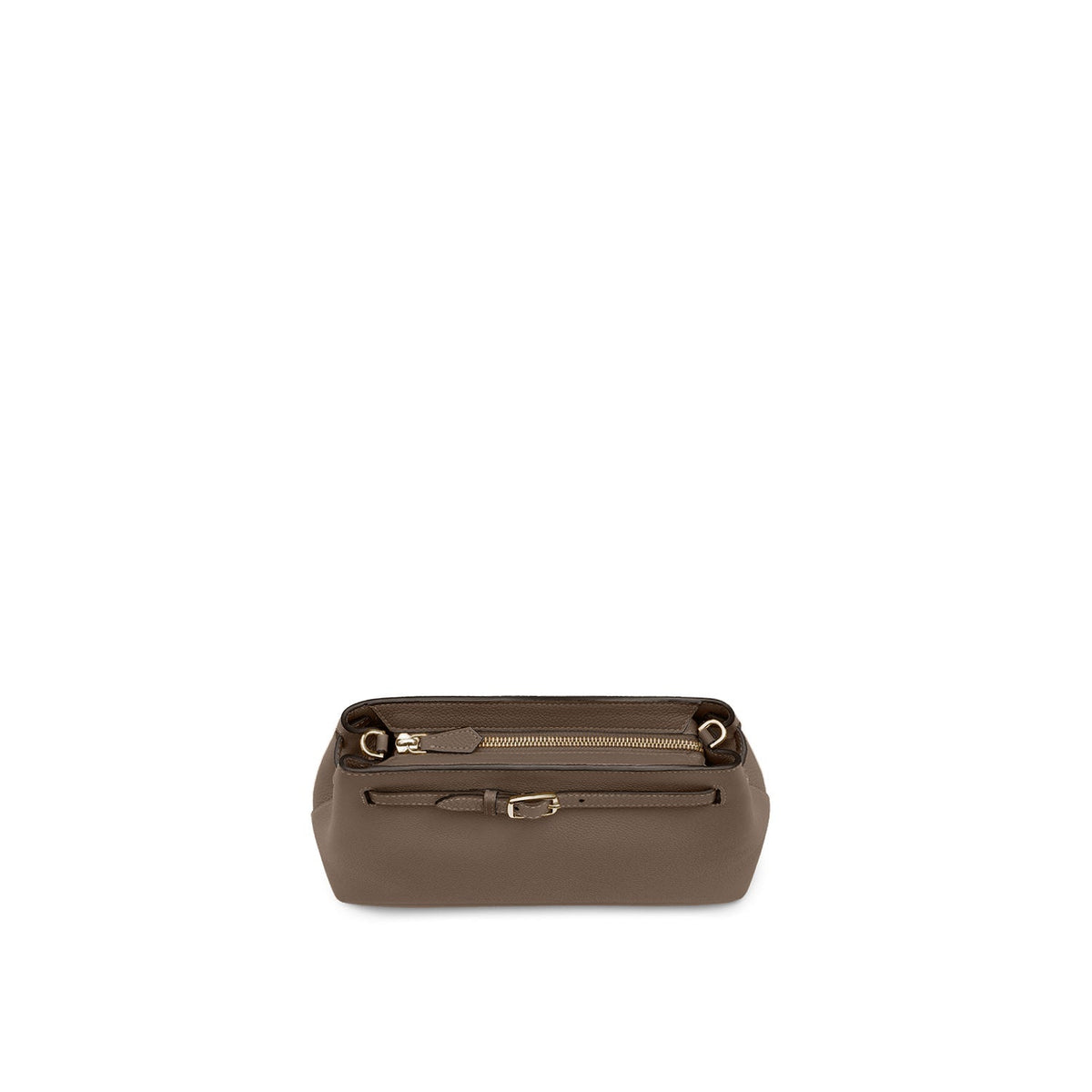 Claire Crossbody Bag Shrink Leather (Etoupe)