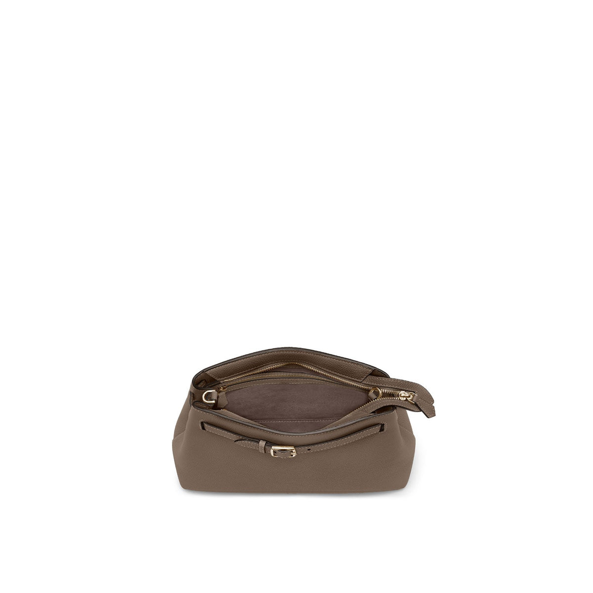 Claire Crossbody Bag Shrink Leather (Etoupe)