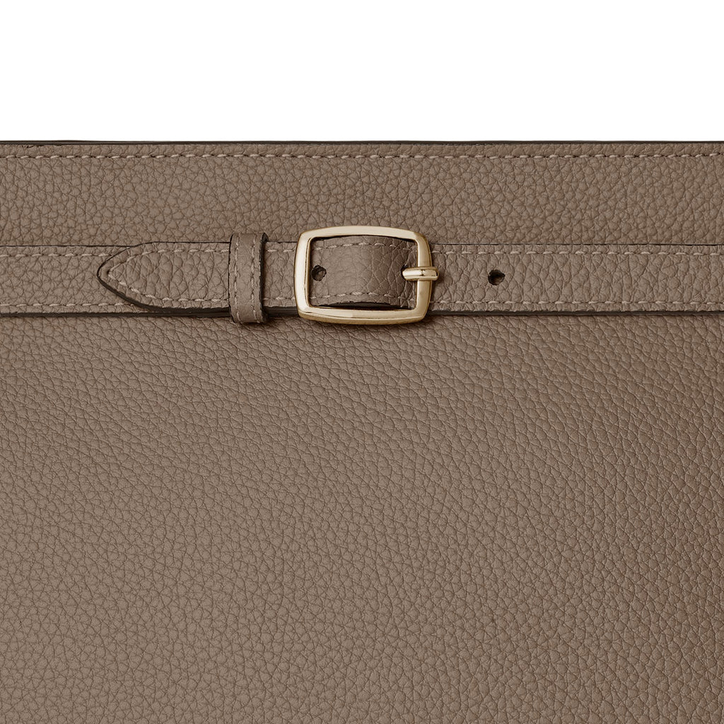 Claire Crossbody Bag Shrink Leather (Etoupe)