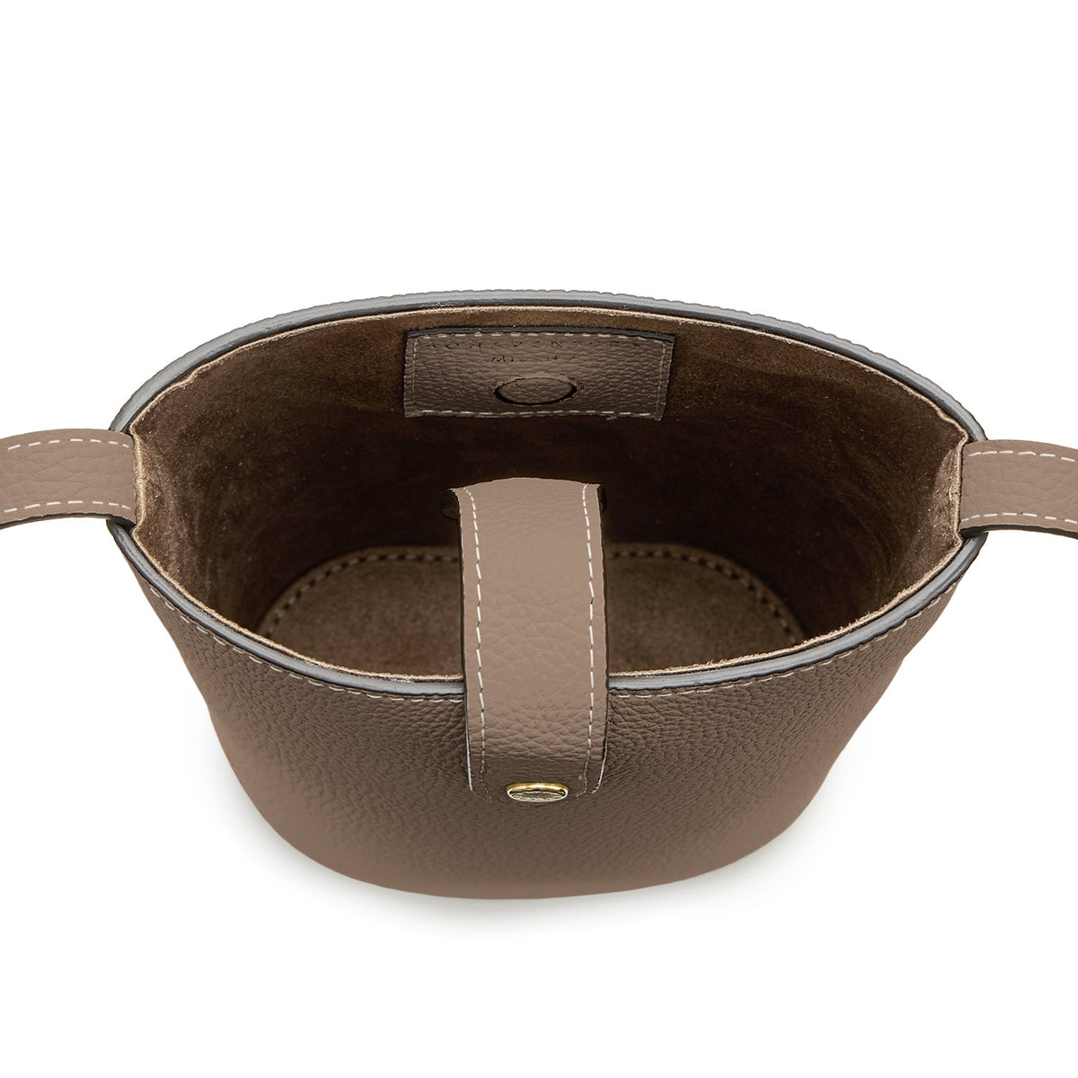 Lara Crossbody Bag Shrink Leather (Etoupe)
