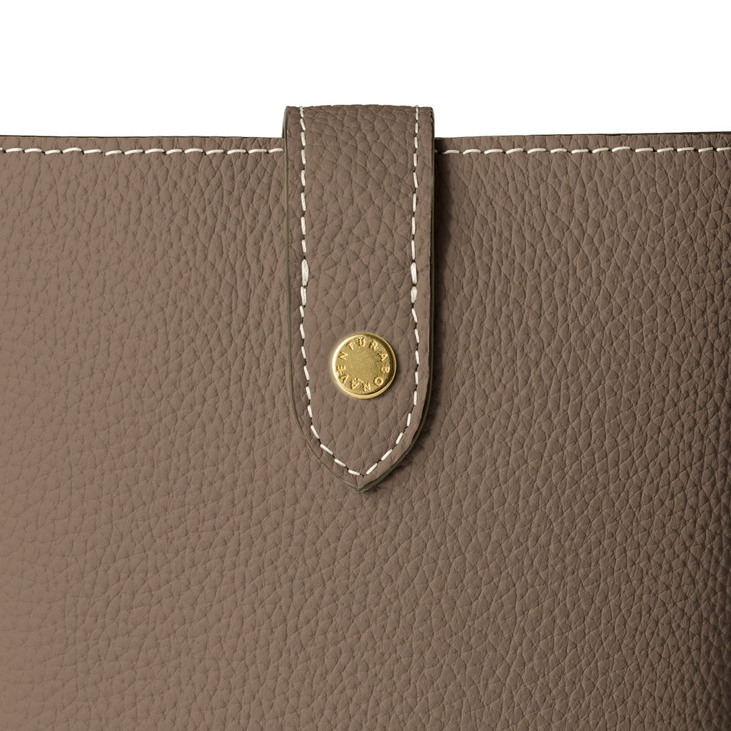 Lara Crossbody Bag Shrink Leather (Etoupe)