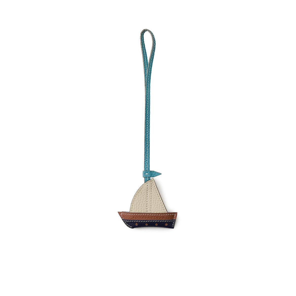Summer Charm Boat Shrink Leather (Ivory)