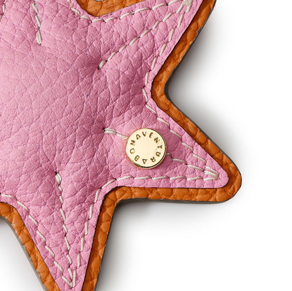 Summer Charm Starfish Shrink Leather. (Taffy Pink)