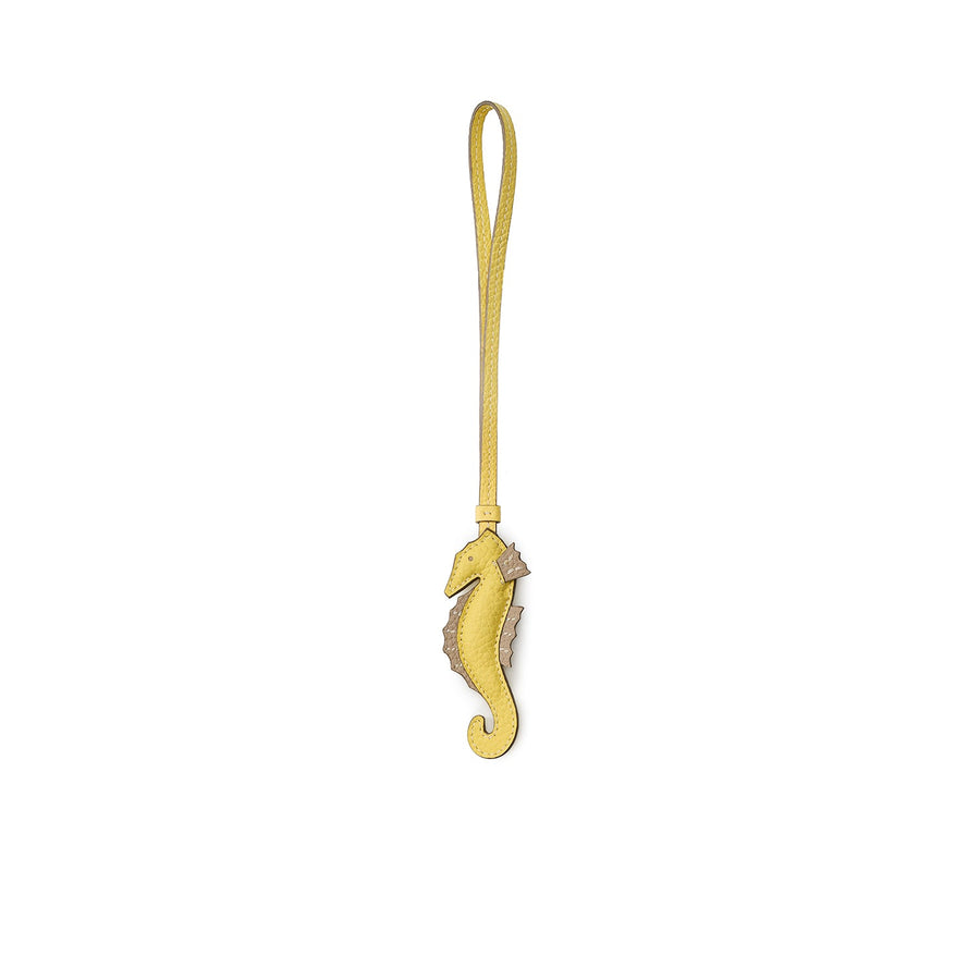 Summer Charm Seahorse Shrink Leather (Yellow)