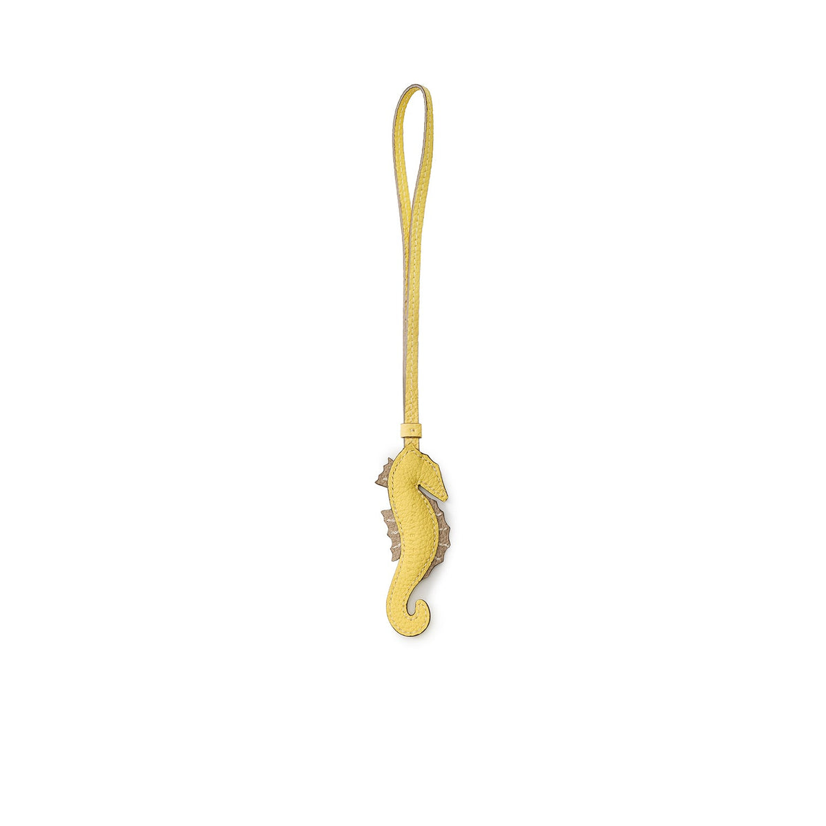 Summer Charm Seahorse Shrink Leather (Yellow)