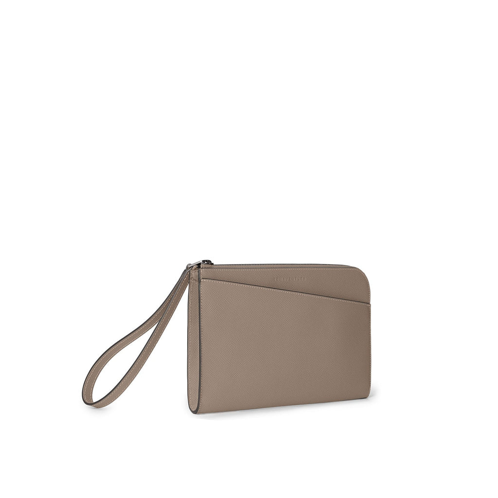 Felix Clutch Bag Nobile Leather (Etoupe - Small)