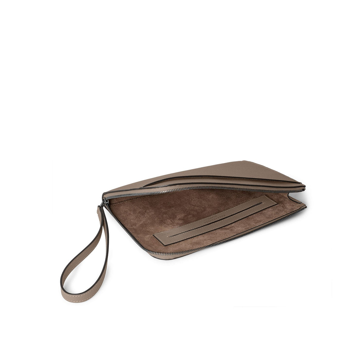 Felix Clutch Bag Nobile Leather (Etoupe - Small)