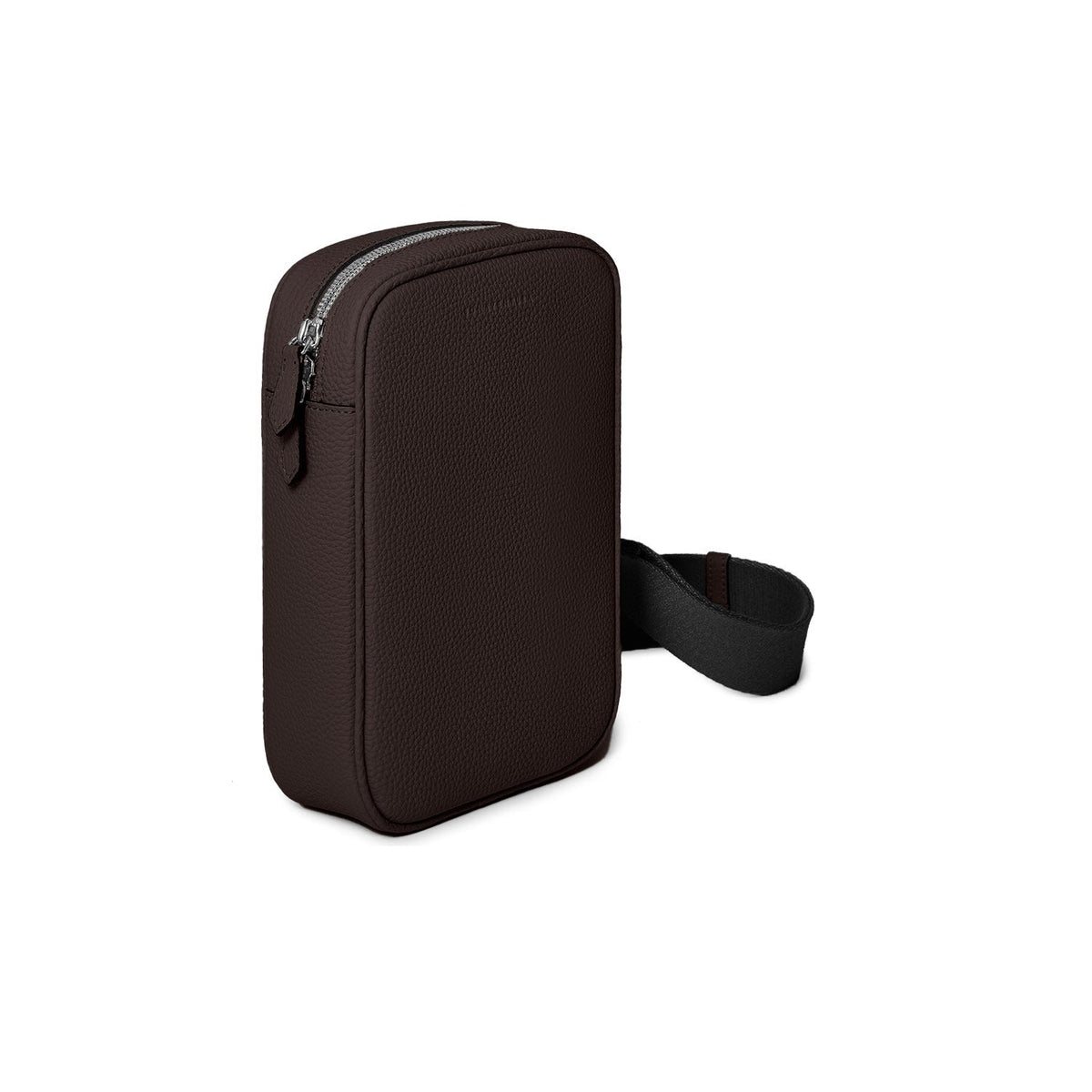 Paolo Crossbody Bag Shrink Leather (Chocolate Brown)