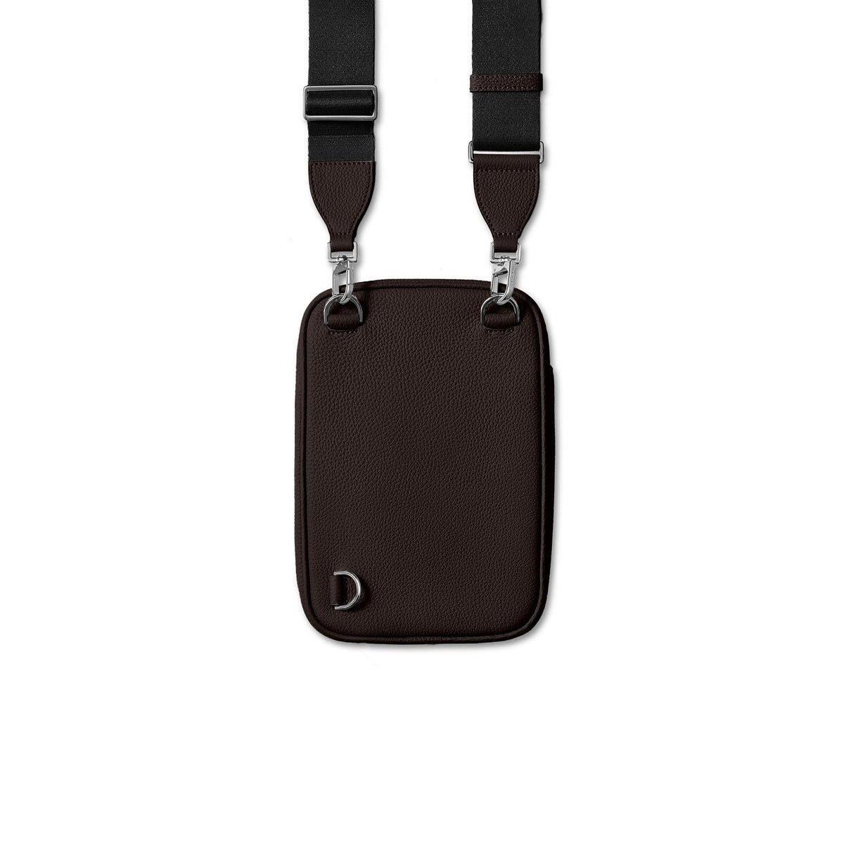 Paolo Crossbody Bag Shrink Leather (Chocolate Brown)
