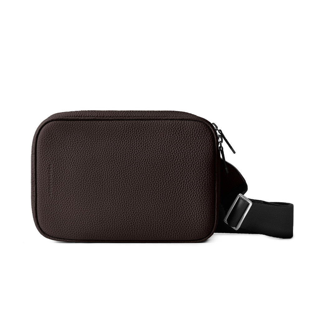 Paolo Crossbody Bag Shrink Leather (Chocolate Brown)