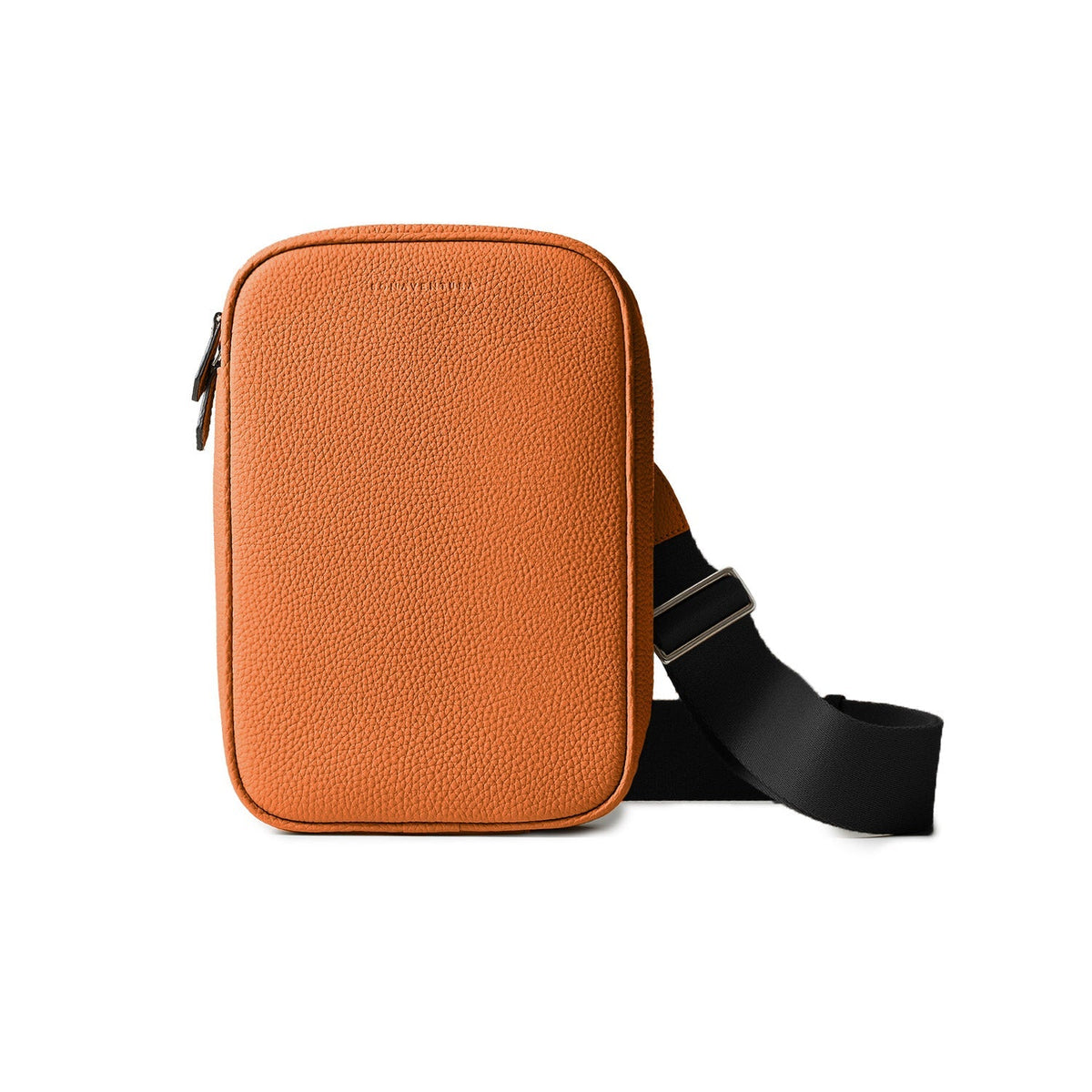Paolo Crossbody Bag Shrink Leather (Orange)