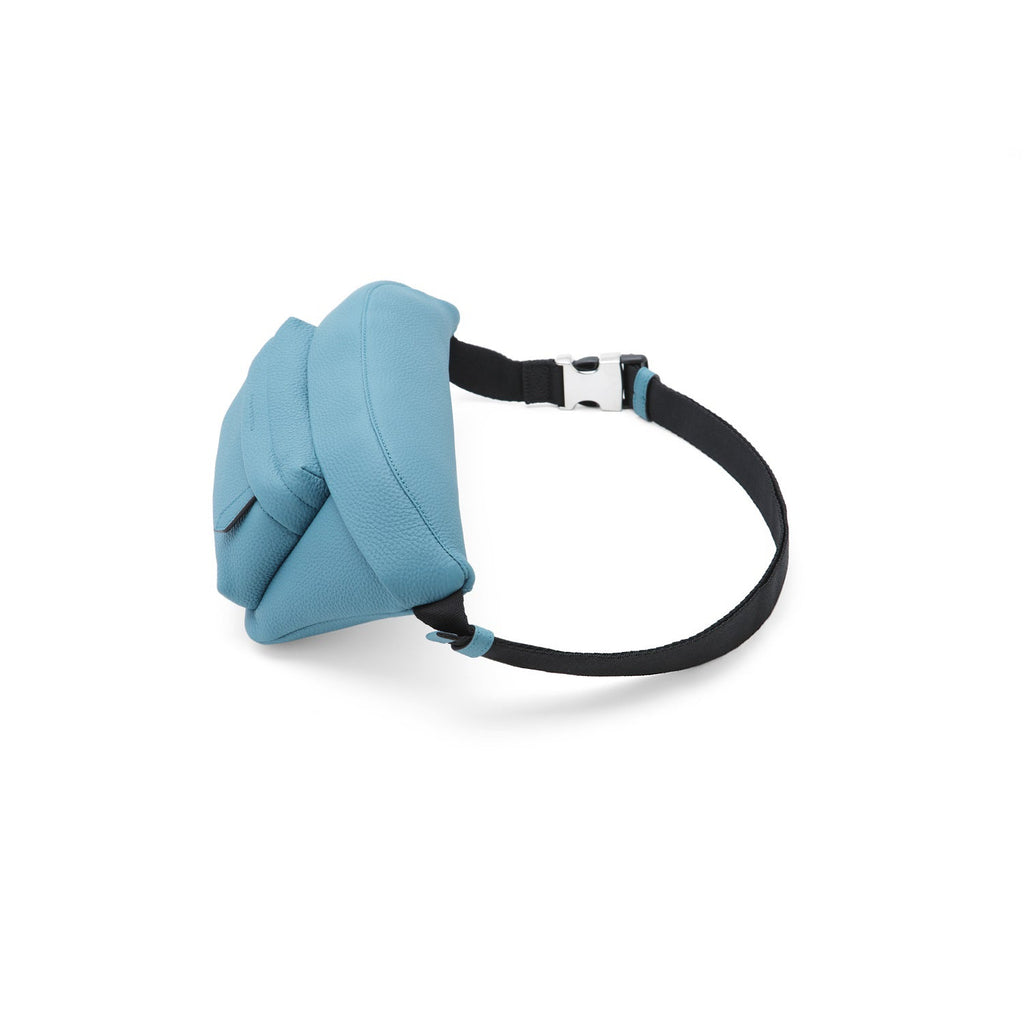 Luca Crossbody Bag Shrink Leather (Blue Cyan)