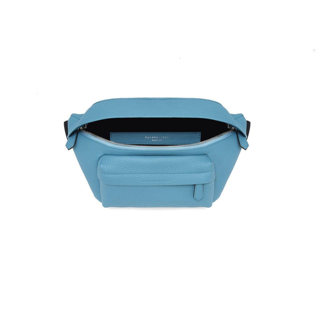 Luca Crossbody Bag Shrink Leather (Blue Cyan)