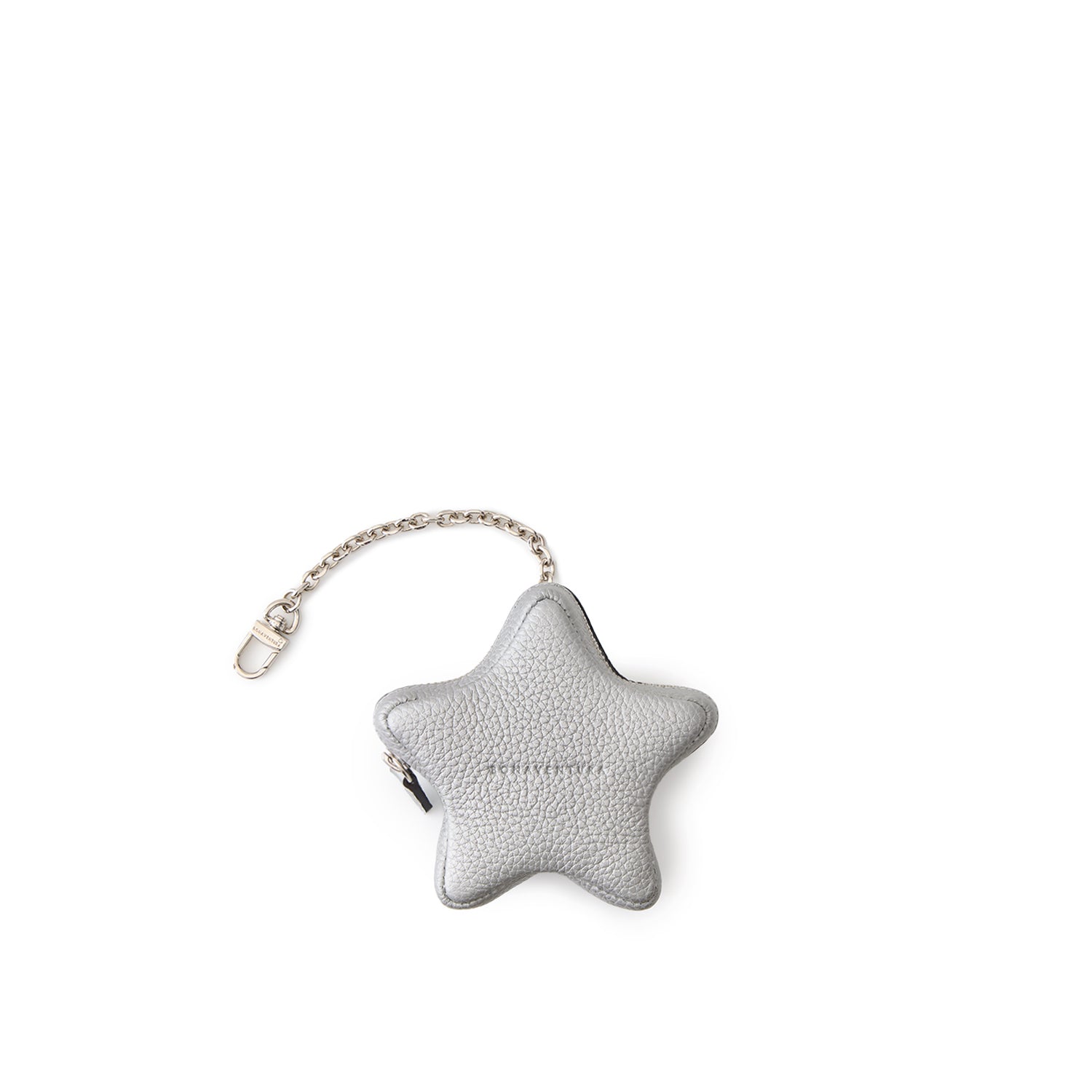 Mini Pouch with Chain Shrink Leather (Star)