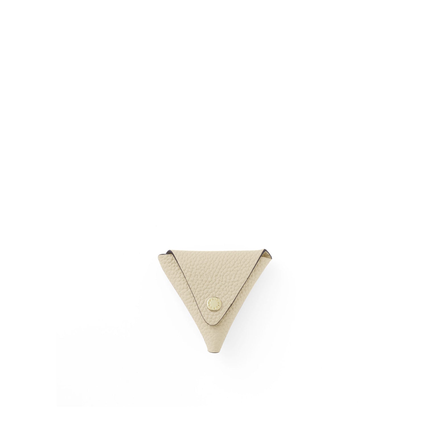 Triangle Coin Case Shrink Leather