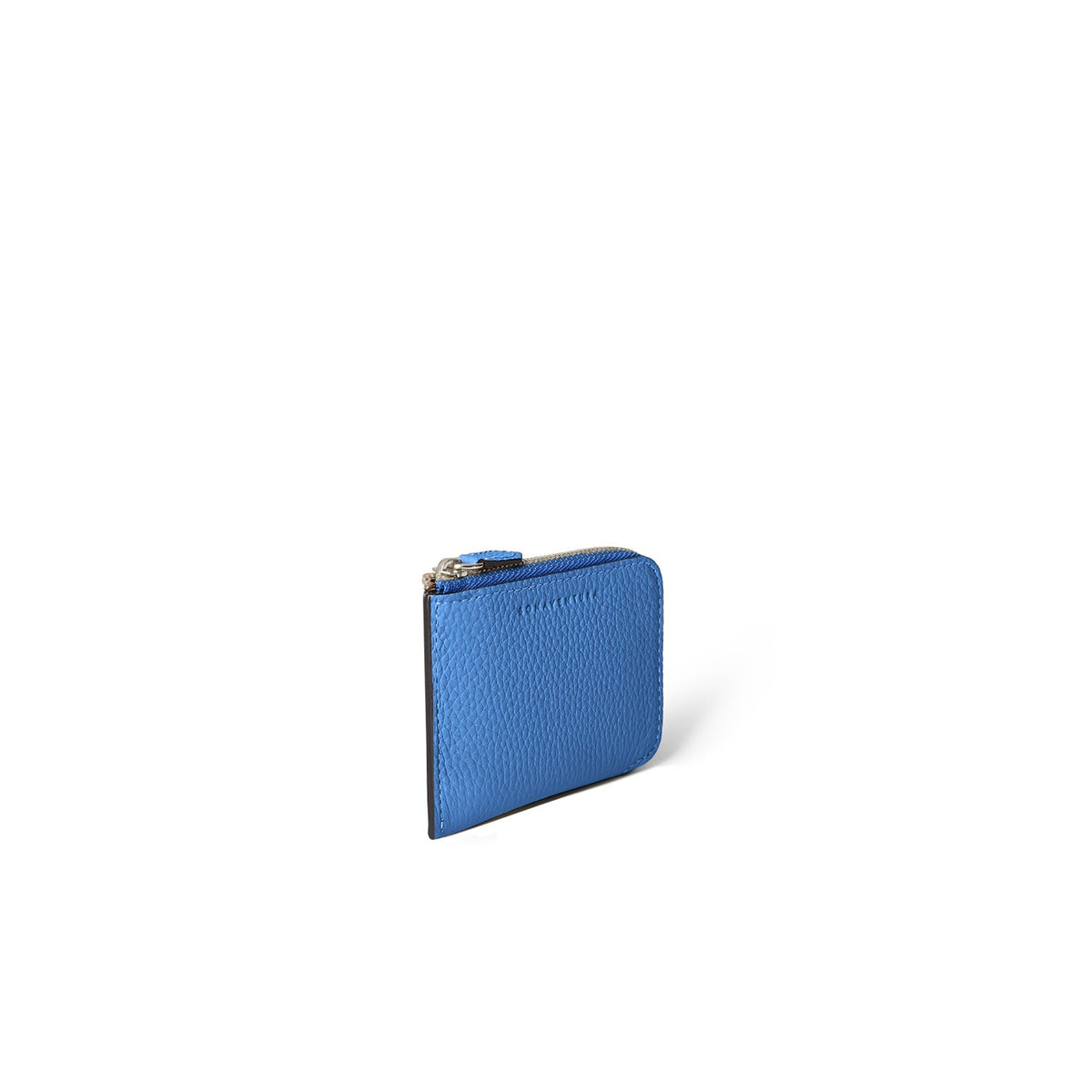 SAVOIA × BONAVENTURA Square Card Coin Case Shrink Leather (Savoia Blue × Black)