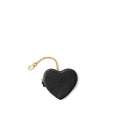 Heart Mini Pouch with Chain (Lizard Embossed Leather)