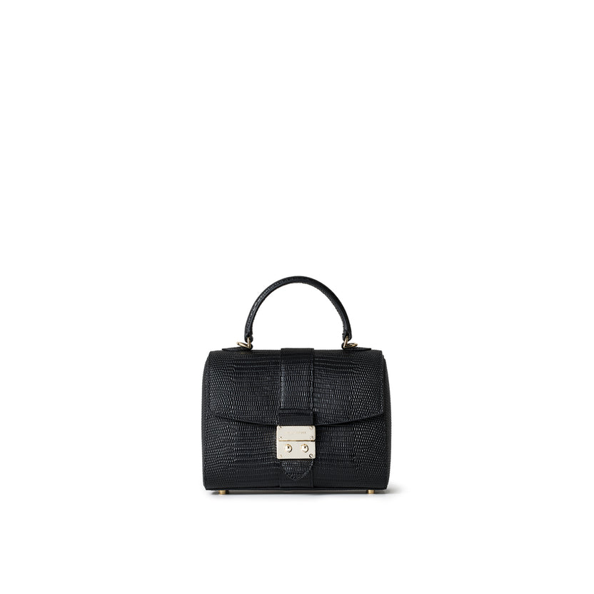 Anna Bag Lizard Embossed Leather