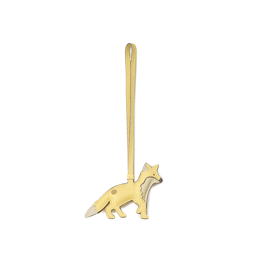 Animal Charm Fox Shrink Leather