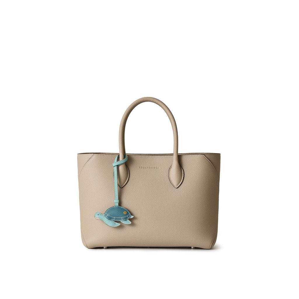 Animal Charm Turtle Shrink Leather (Mare Blue × Blue Cyan)