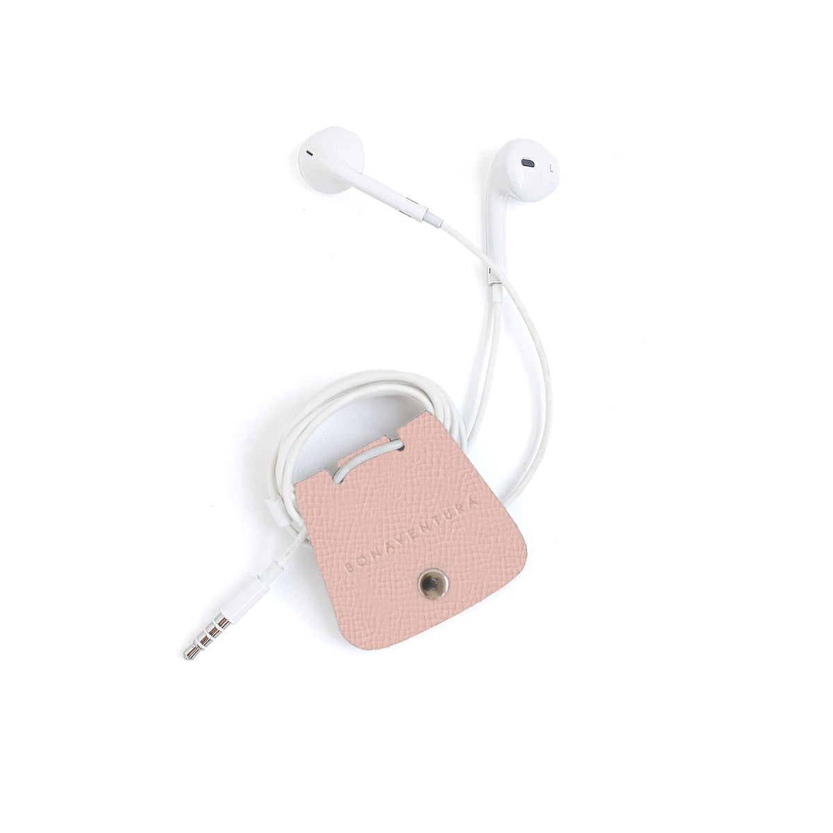 Cable Holder Nobile Leather (Shell Pink)