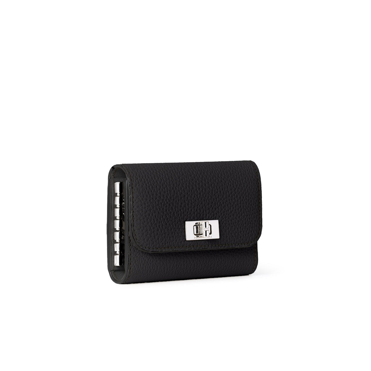 Beatrice Key Case Shrink Leather (Black)