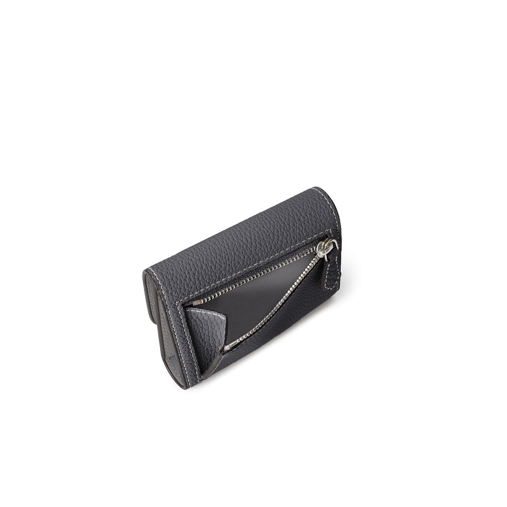 Beatrice Key Case Shrink Leather (Charcoal Gray)