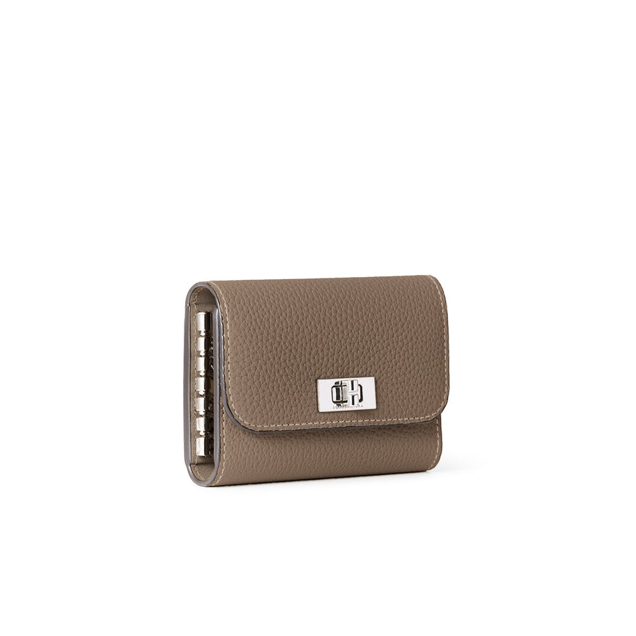 Beatrice Key Case Shrink Leather (Etoupe)