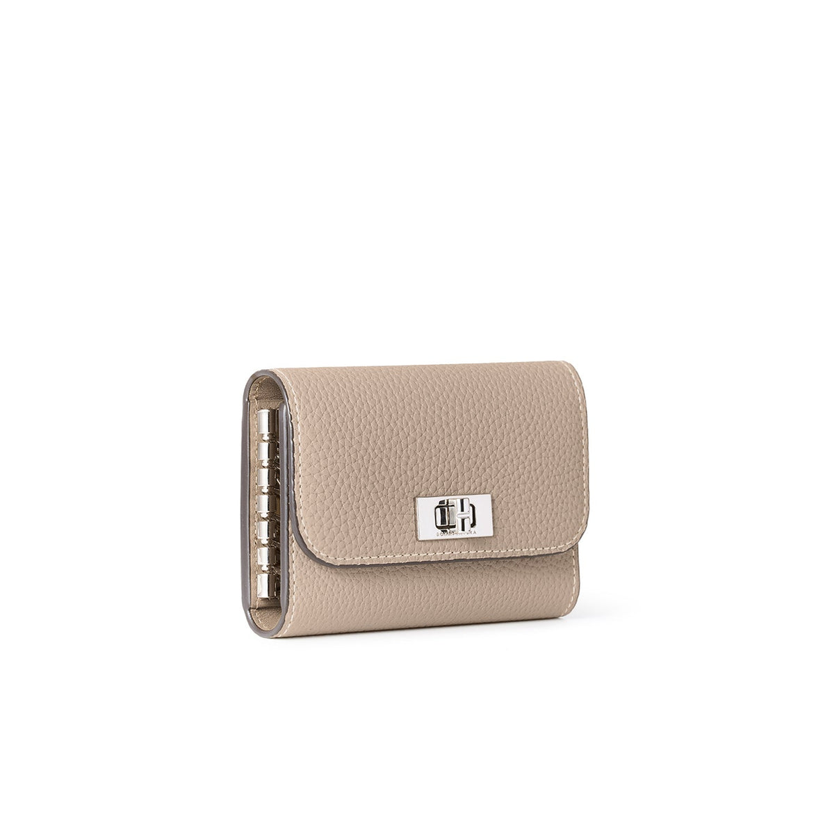 Beatrice Key Case Shrink Leather (Greige)