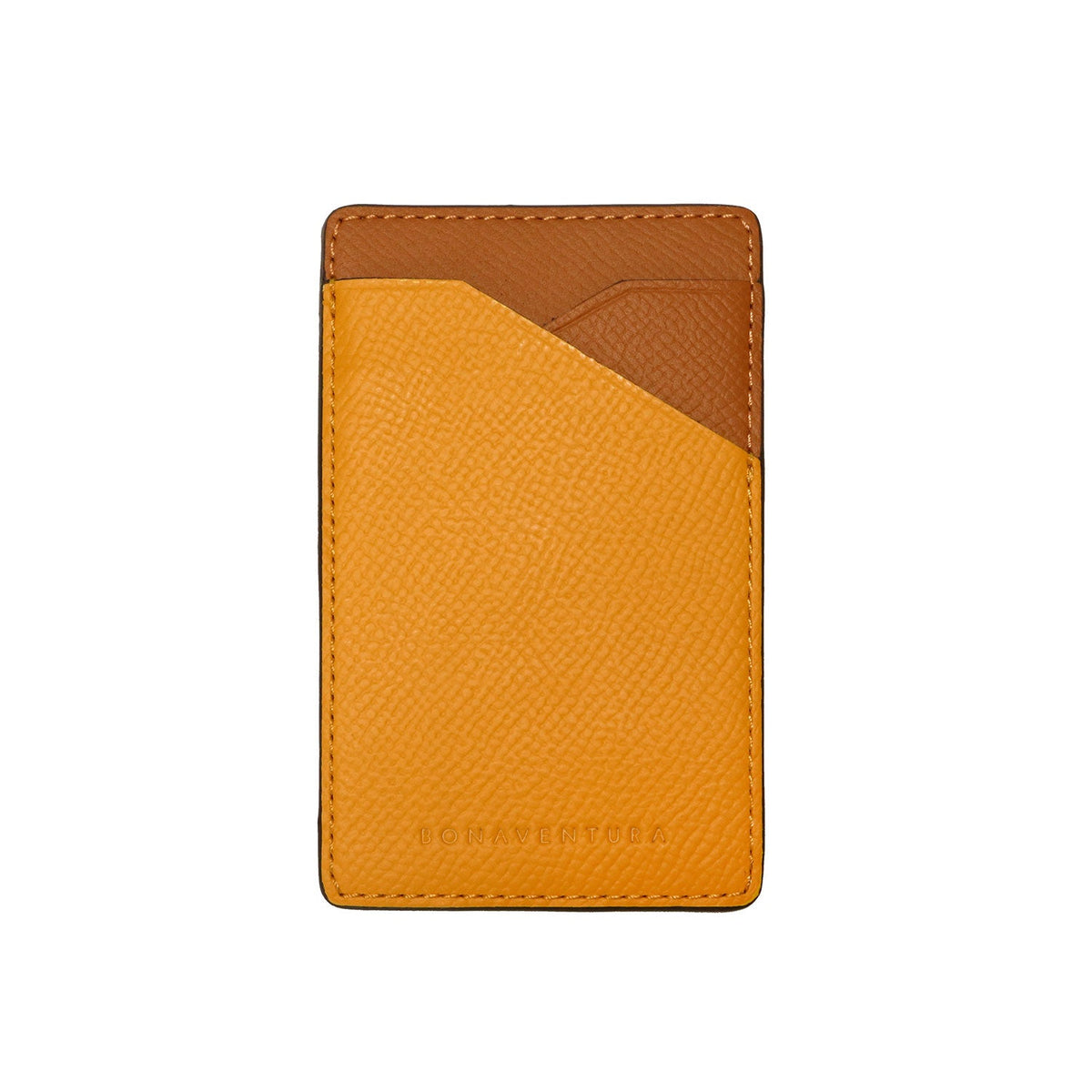 Detachable Card Slot Nobile Leather (Mimosa Yellow × Gold)