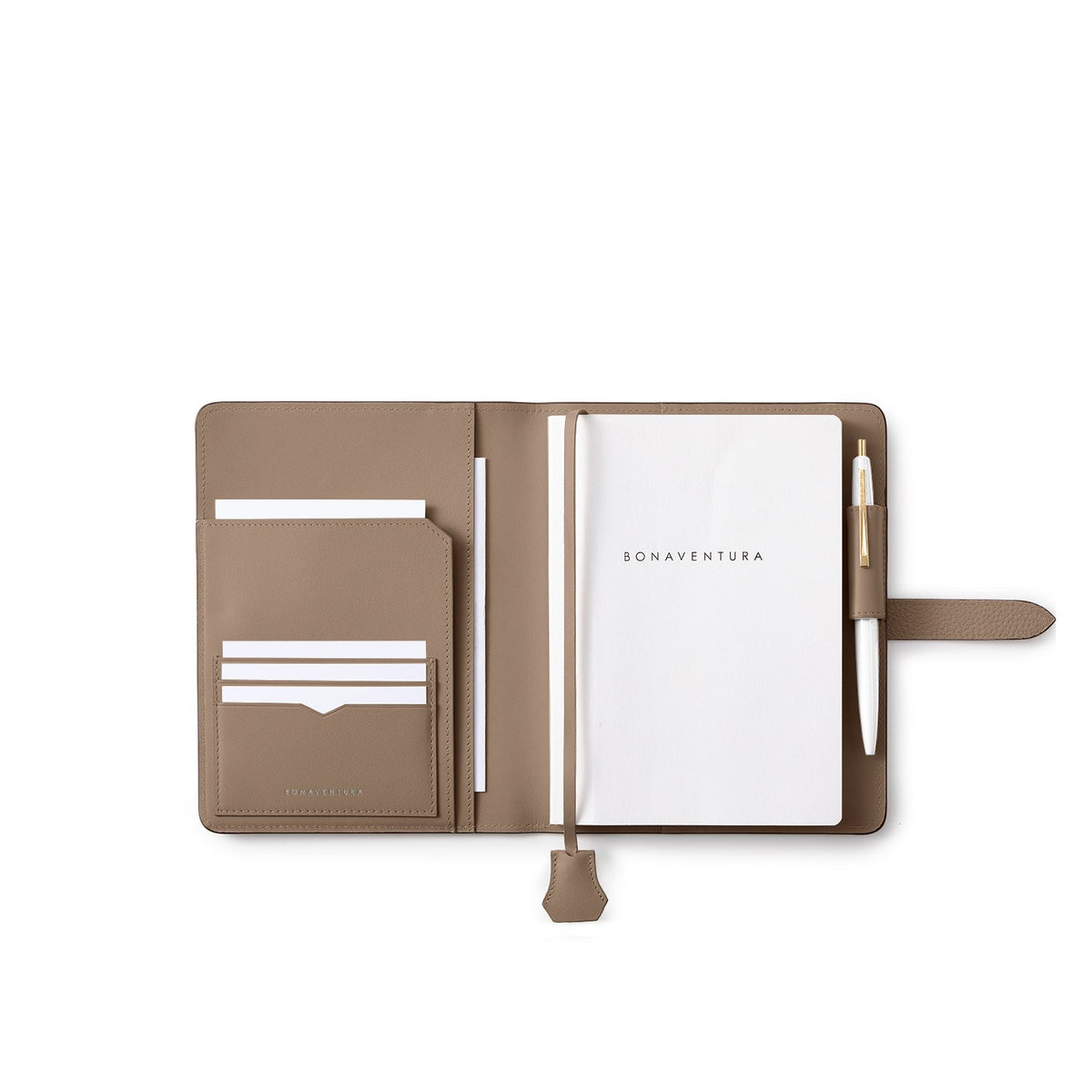 Diary Case Shrink Leather (B6 - Etoupe)